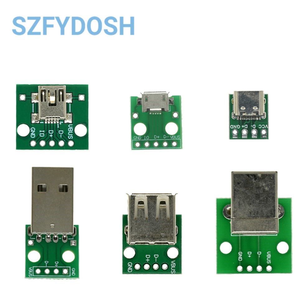 Dip Bar Parallel - 10PCS MICRO MINI5P type-c USB To