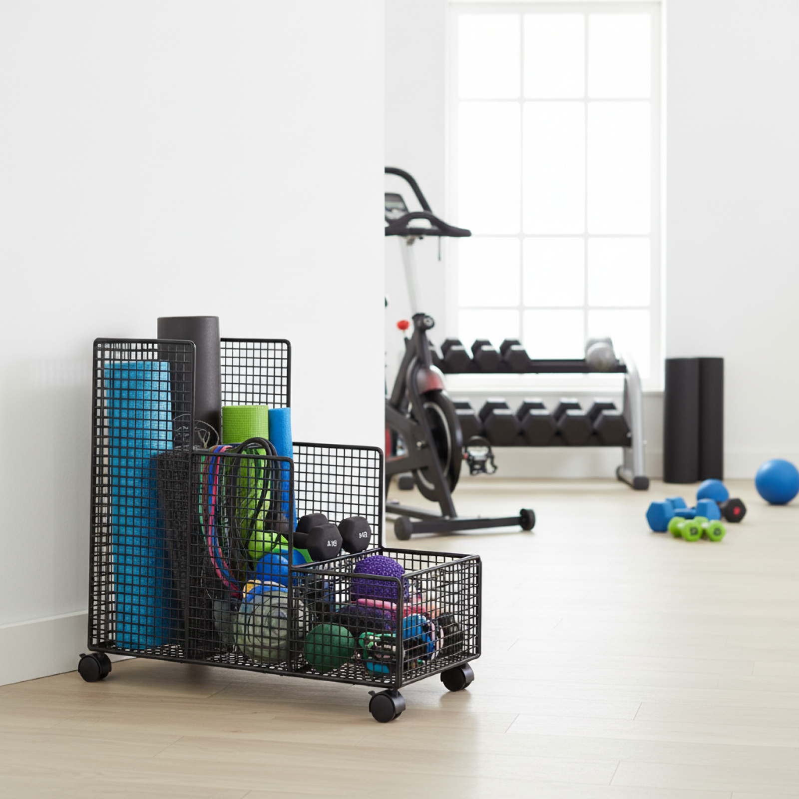 Yoga Blocks - Utility Cart Organizer for Yoga Blocks