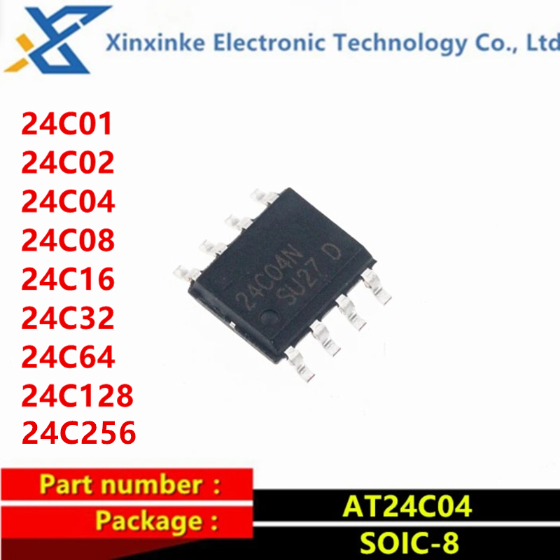 Dip Bar Parallel - 10PCS AT24C04 24C04 24C01 24C02 24C08