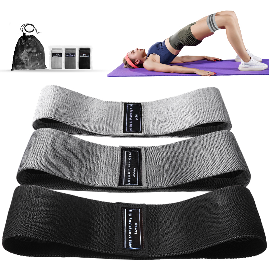 Yoga Fitness Resistance Band - Fabric Resistance Hip Booty Bands Glute