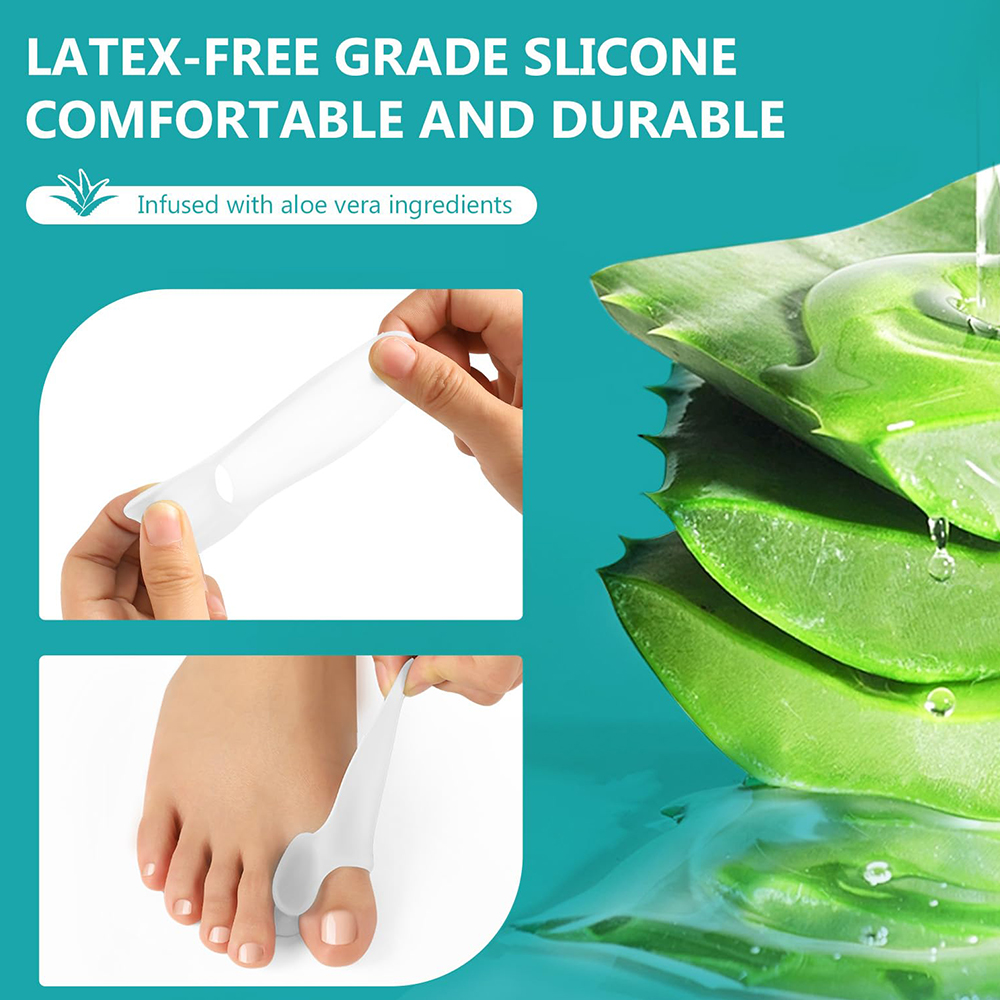 1 Pair Protective Toe Separato - Yoga Toe Separator のレビューと価格