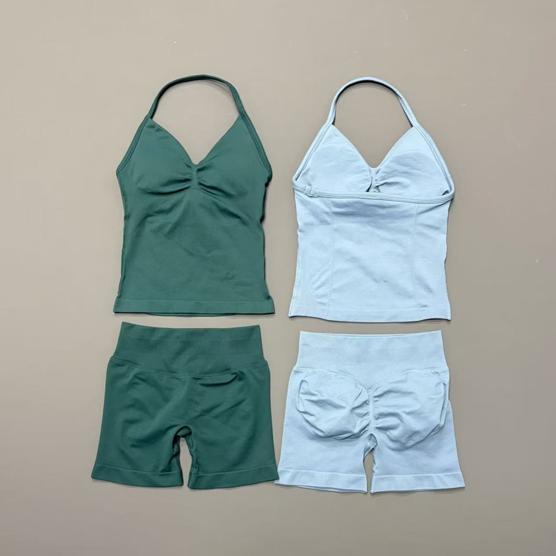 2 Piece Gym Set Women Seamless - Yoga Fitness Wear のレビューと価格