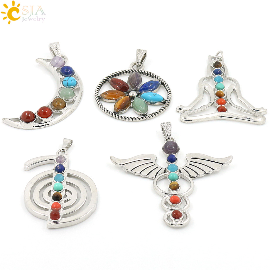 CSJA Chakras Natural Stone Cry - Yoga Health & Fitness Center のレビューと価格