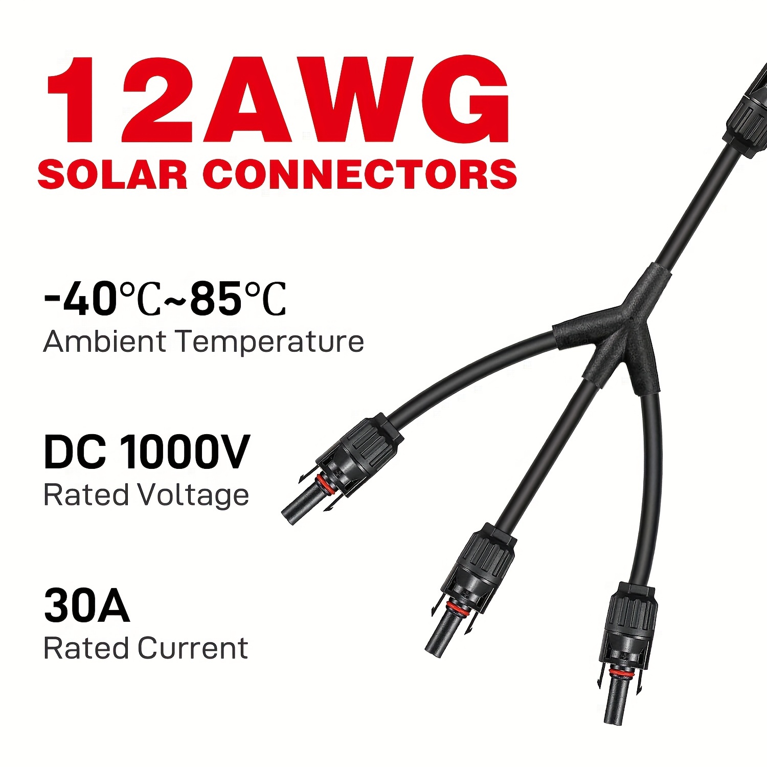 1 Pair, 12Awg Solar Panel Y Br - Dip Bar Parallel のレビューと価格