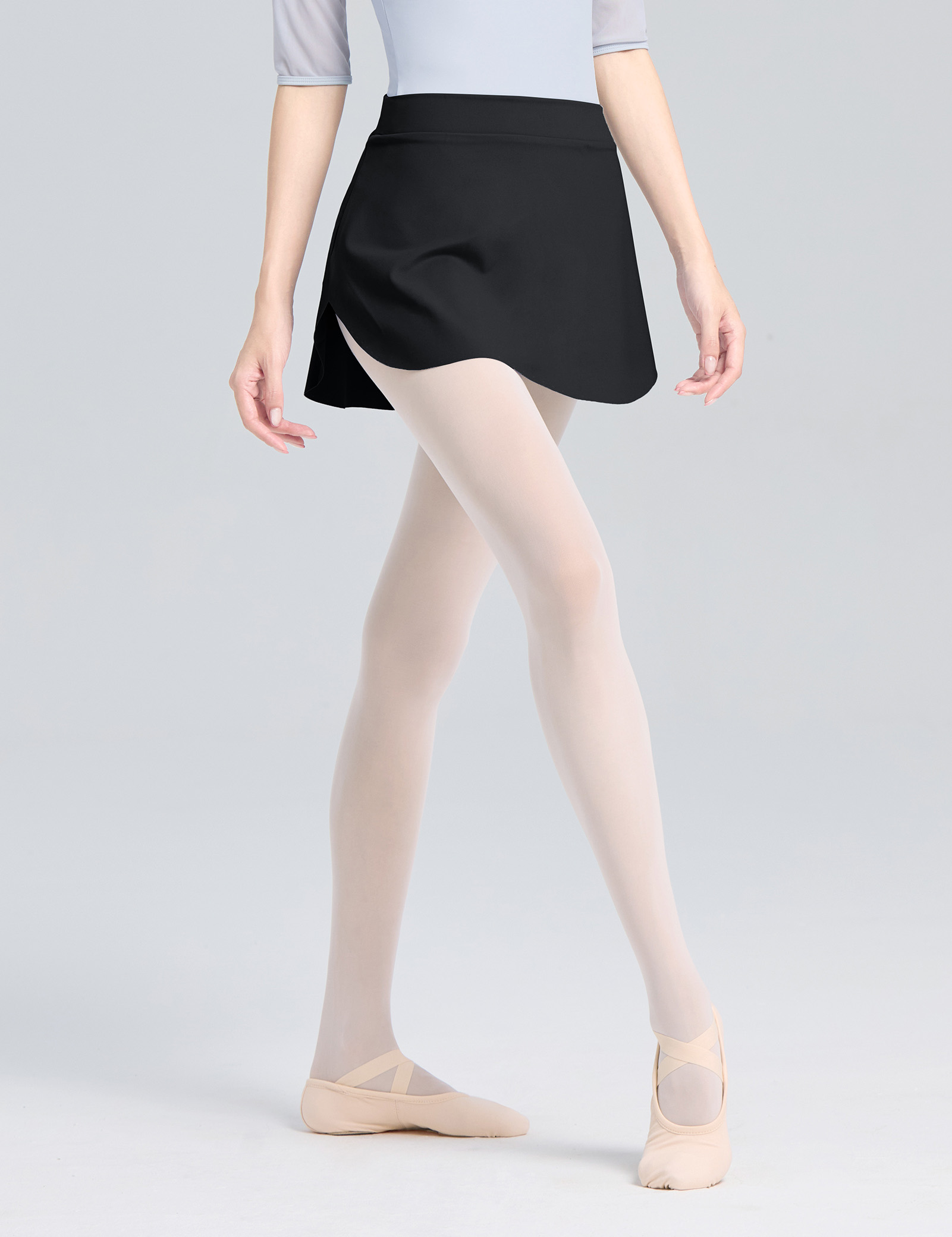 Women Side Split Dance Skirts  - Yoga Fitness Dress のレビューと価格
