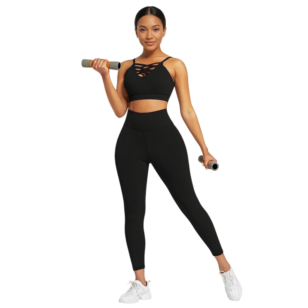 3 Pieces Women's Yoga Fitness  - Yoga Fitness Wear のレビューと価格