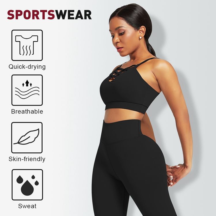 3 Pieces Women's Yoga Fitness  - Yoga Fitness Wear のレビューと価格