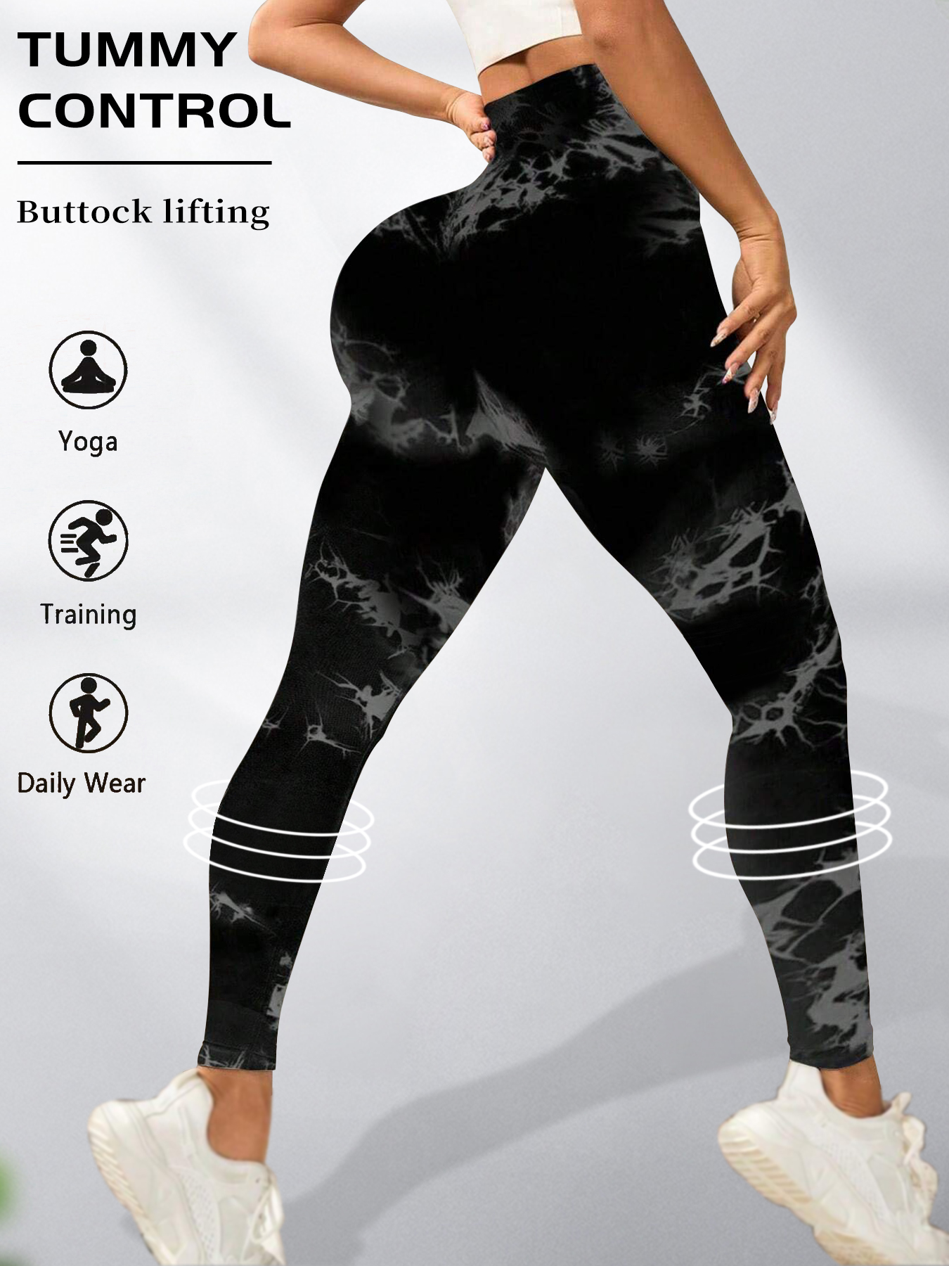 2pcs Seamless High Elastic Tie - Yoga & Fitness With Denise のレビューと価格