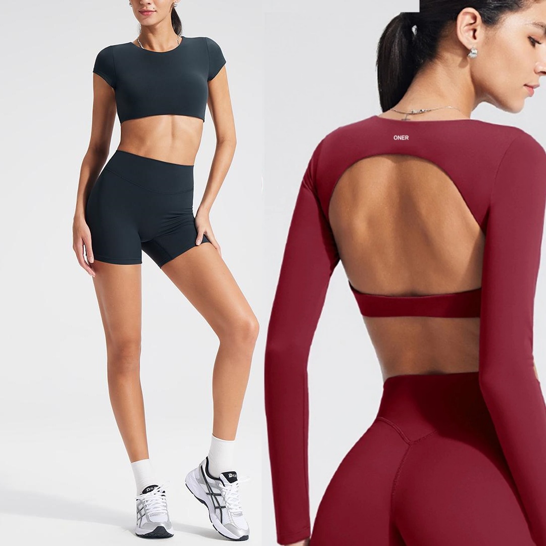 Women's long-sleeved yoga top  - Yoga & Fitness With Denise のレビューと価格