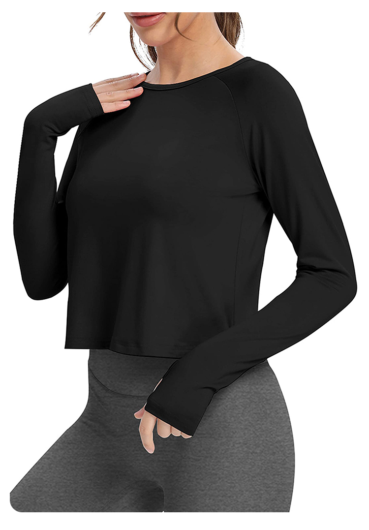 Women's Long Sleeve Yoga vest  - Yoga & Fitness With Denise のレビューと価格