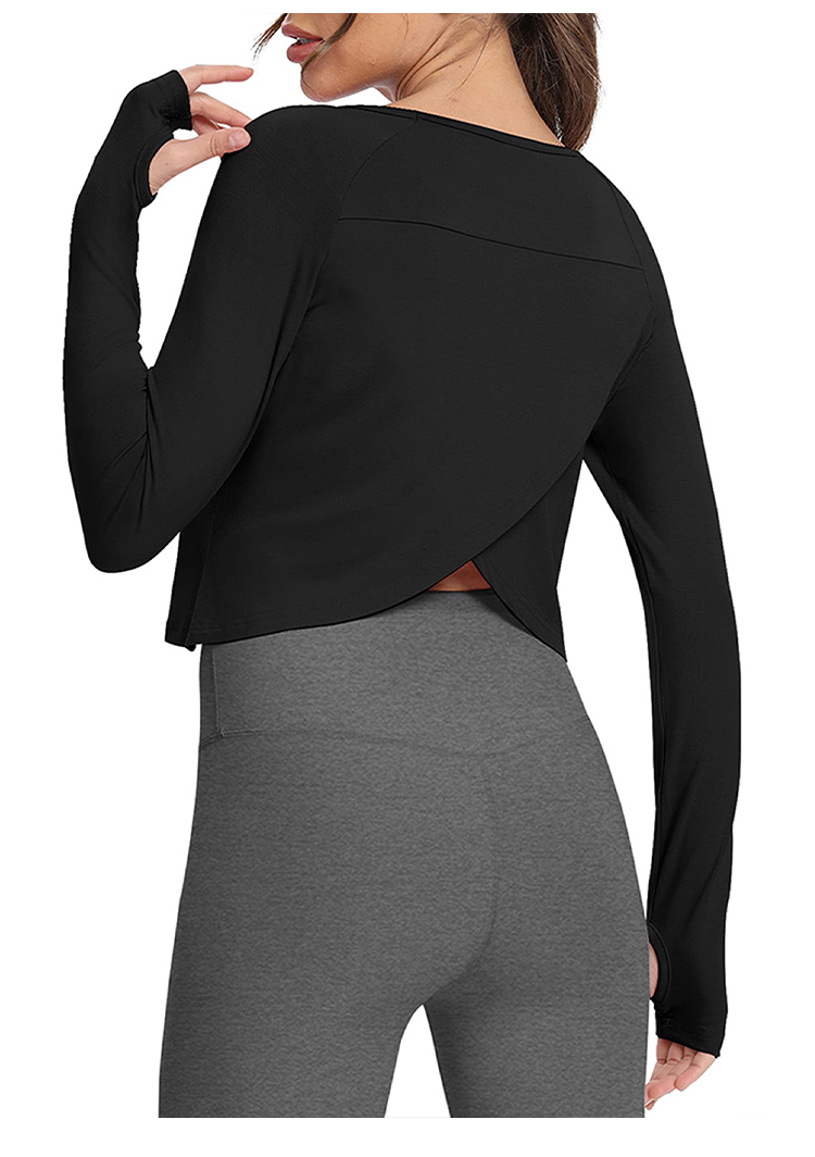 Women's Long Sleeve Yoga vest  - Yoga & Fitness With Denise のレビューと価格
