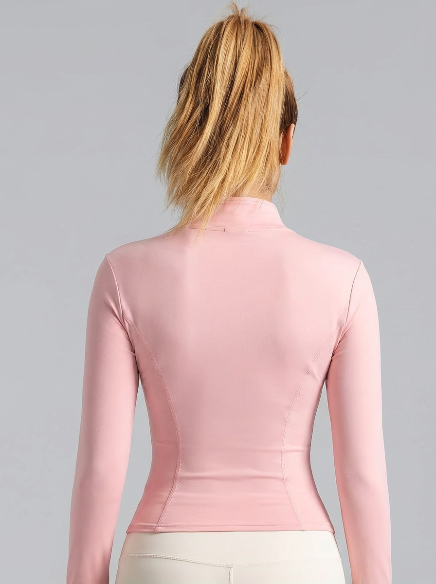 New Women Light pink Yoga Coat - Yoga & Fitness With Denise のレビューと価格