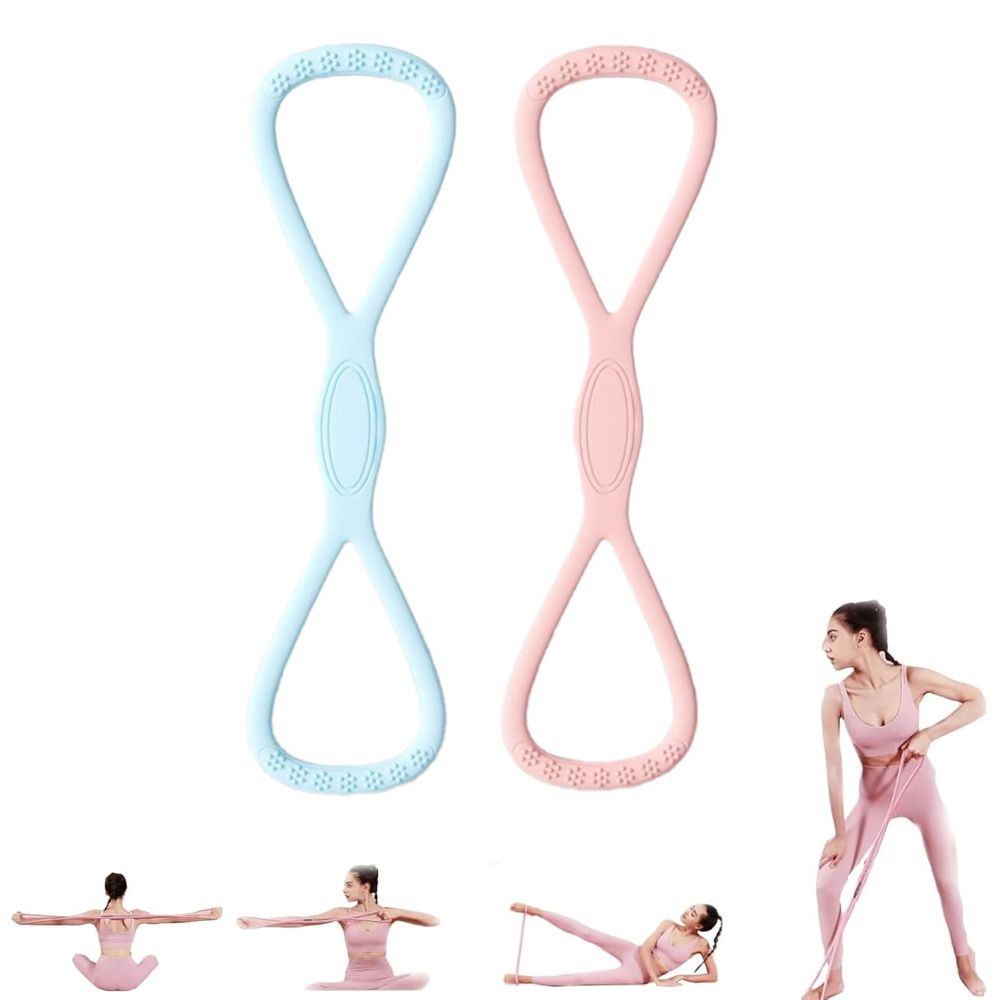 Portable Figure 8 Yoga Resista - Yoga Fitness Resistance Band のレビューと価格