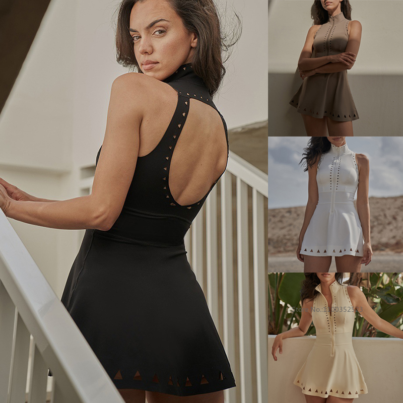 Women Cargo Tennis Dress Sleev - Yoga Fitness Dress のレビューと価格
