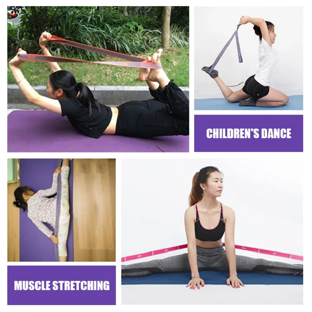 Multi-Section Elastic Yoga Res - Yoga Fitness Resistance Band のレビューと価格