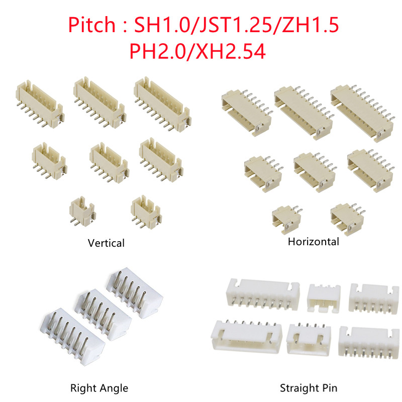 10PCS SH/JST/ZH/PH/XH Pitch 1. - Dip Bar Parallel のレビューと価格