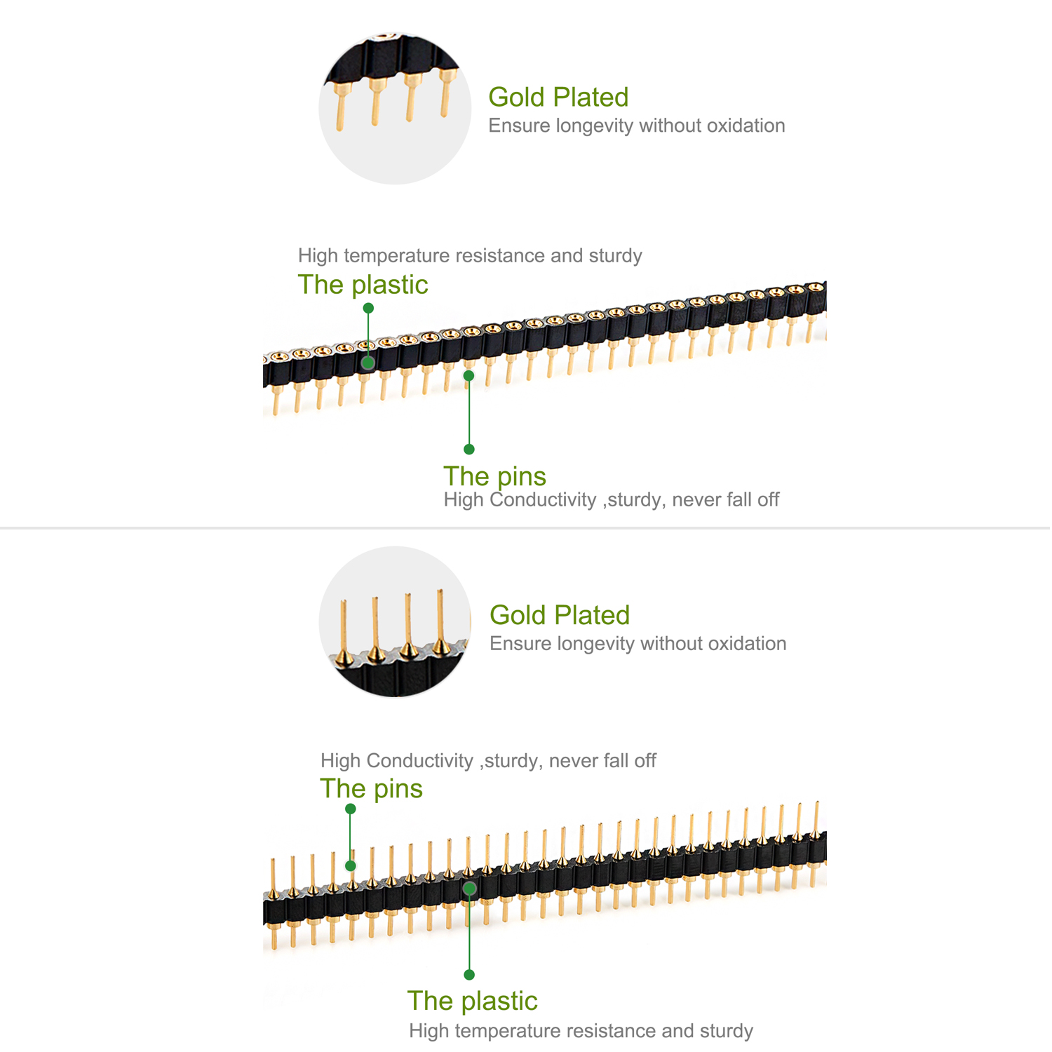 Male Female Round Single Row 4 - Dip Bar Parallel のレビューと価格