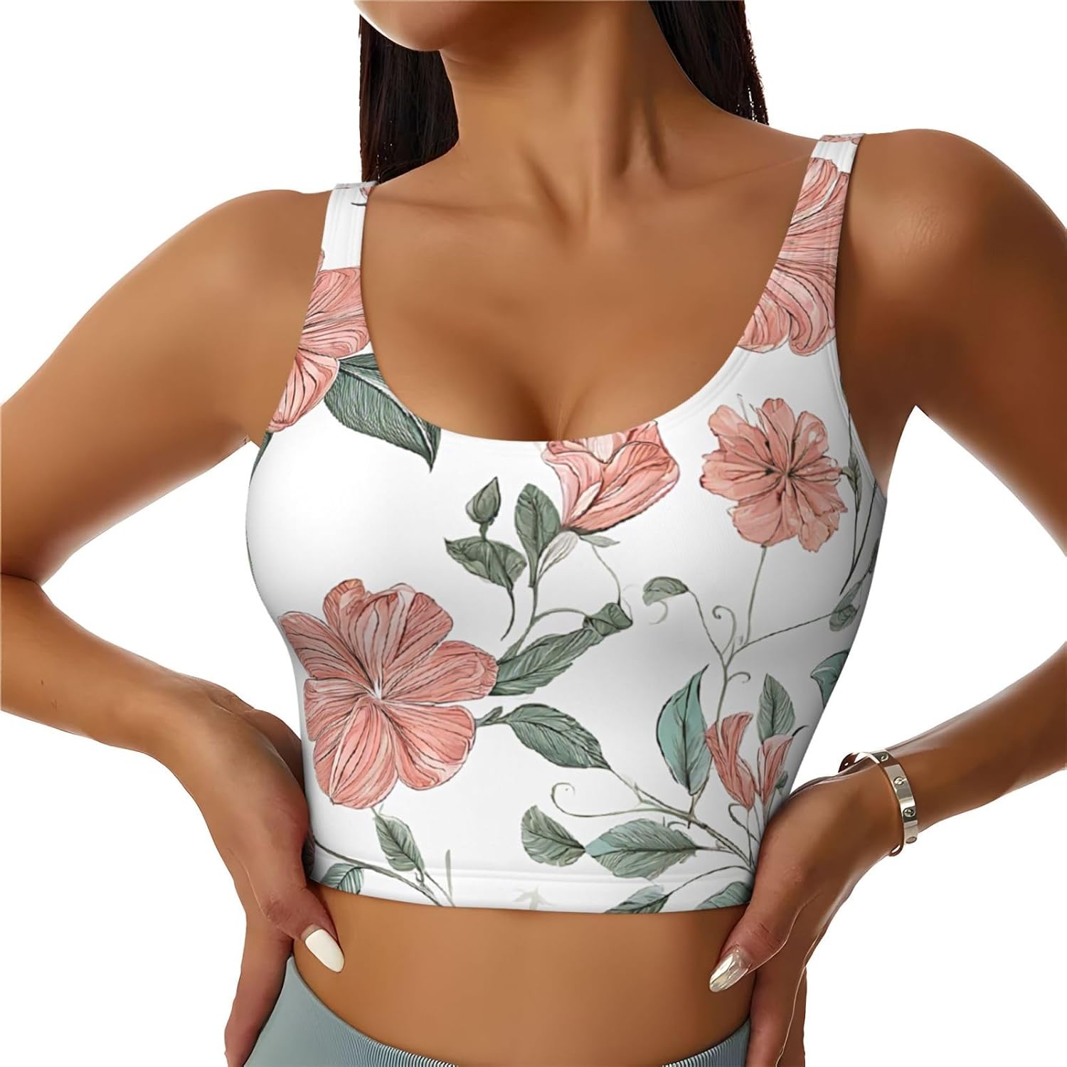 Hawaiian Flower Print Print Wo - Yoga Dance & Fitness Center Llc のレビューと価格