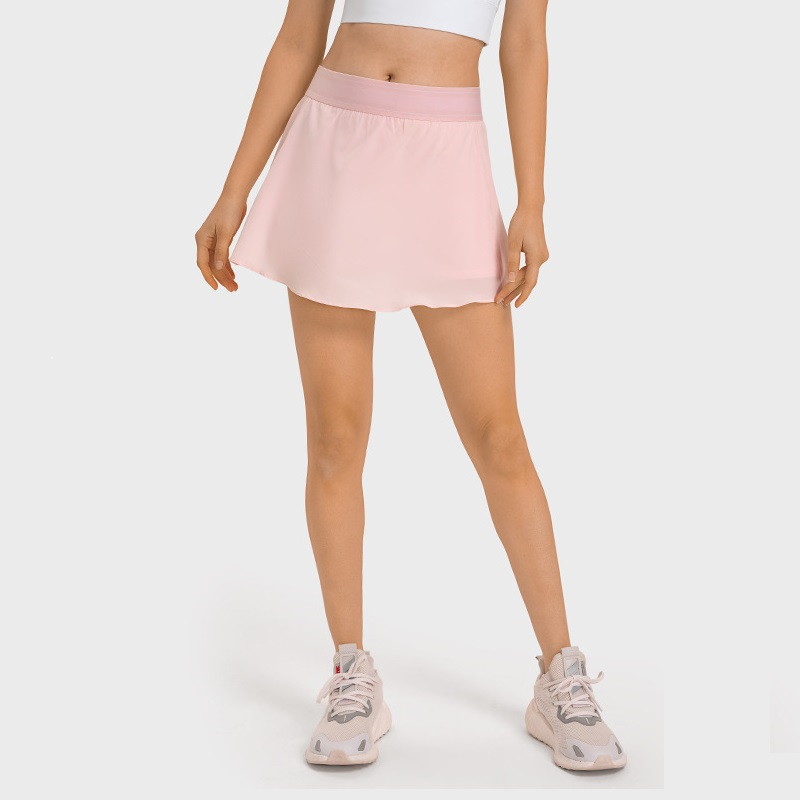 Women 2 In 1 Sport Tennis Skir - Yoga Fitness Dress のレビューと価格