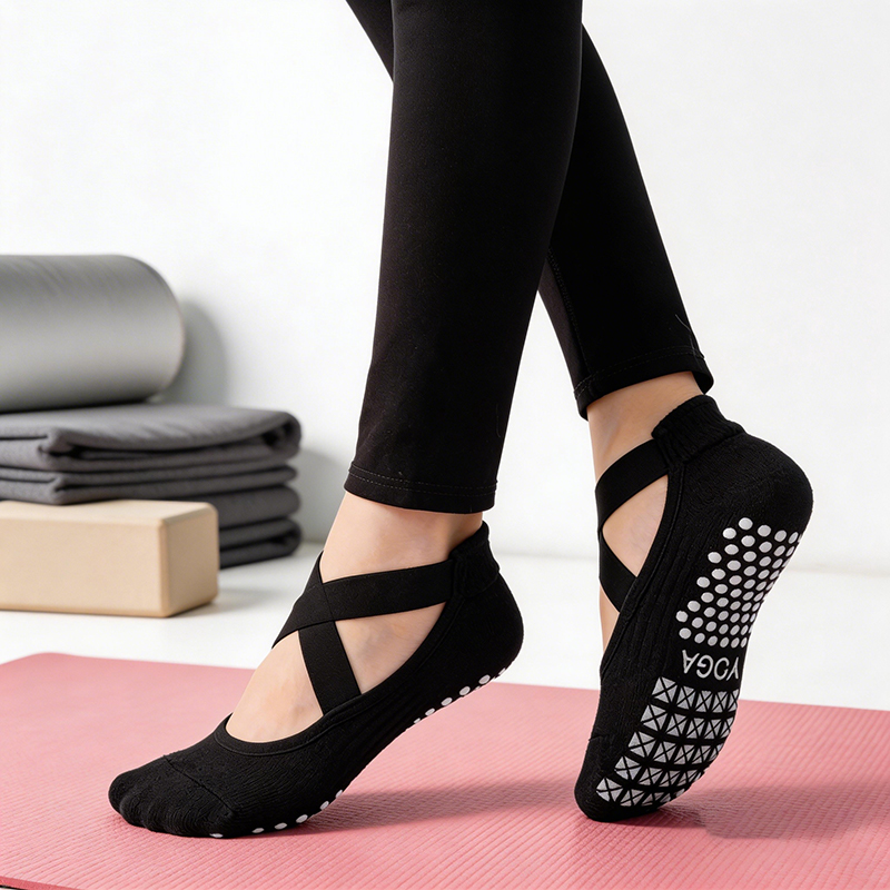 Women Non-Slip Yoga Socks Sili - Fitness Yoga Pilates のレビューと価格