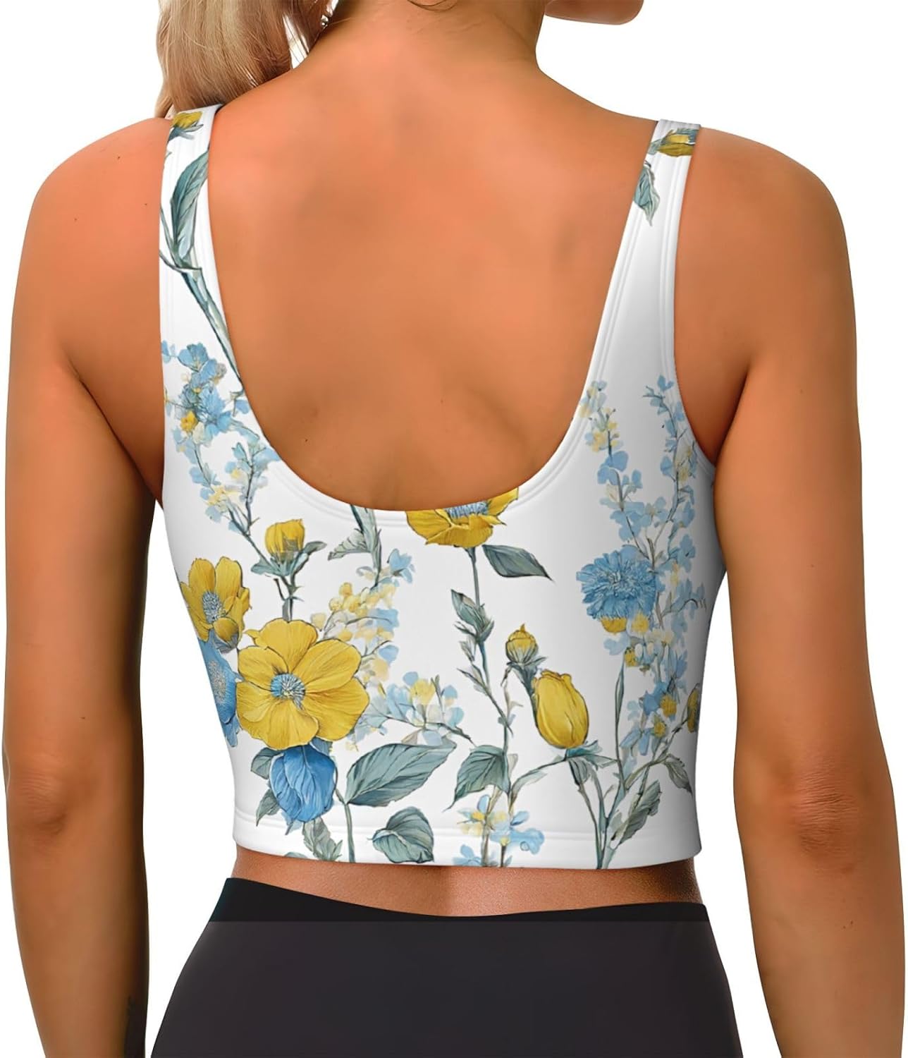 Blue Flower Floral Pattern Ros - Yoga Dance & Fitness Center Llc のレビューと価格