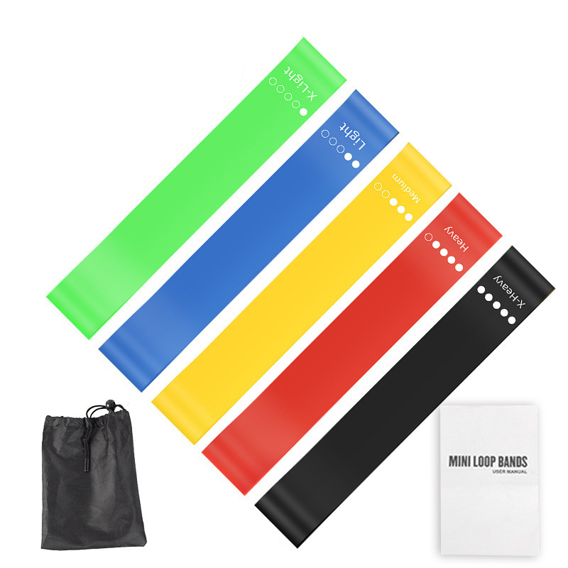 5Pcs TPE Resistance Bands Set  - Yoga Fitness Resistance Band のレビューと価格