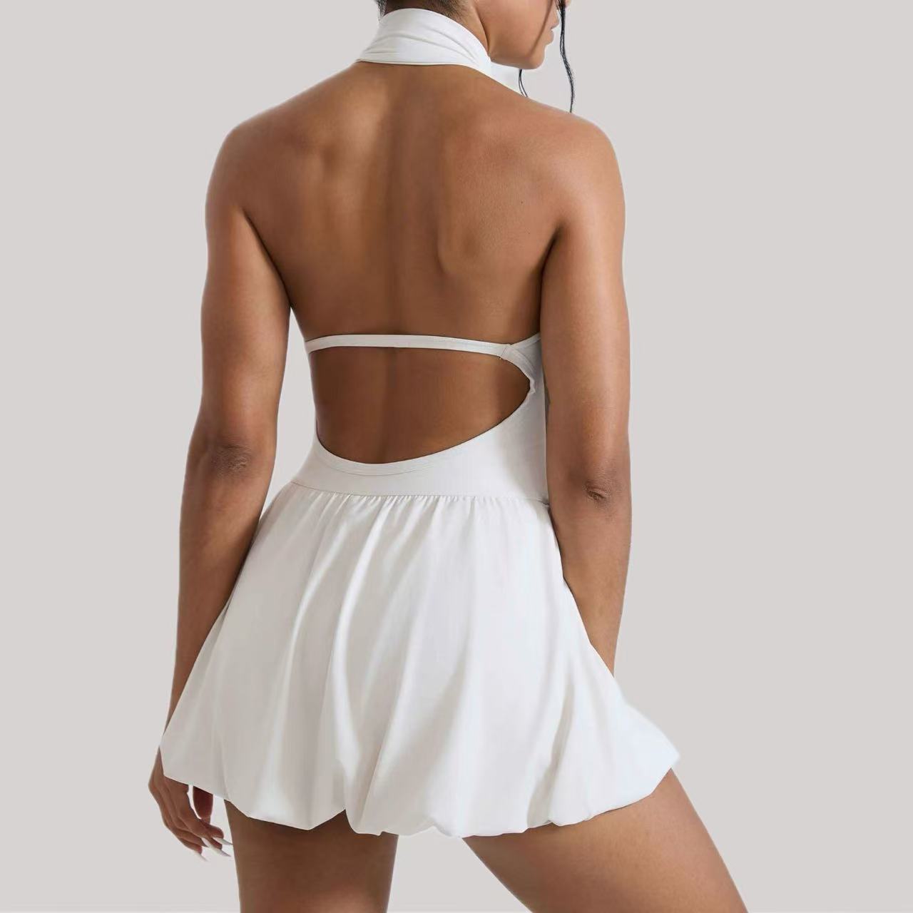 Ningyu High Neck Golf Tennis D - Yoga Fitness Dress のレビューと価格