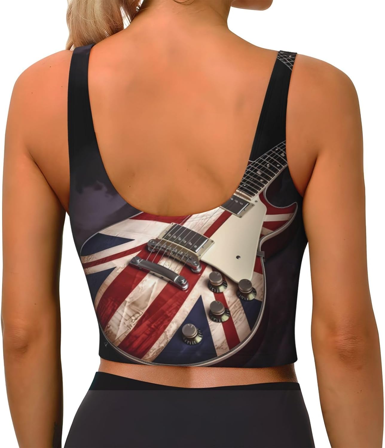 Guitar British Flag Print Wome - Yoga Dance & Fitness Center Llc のレビューと価格