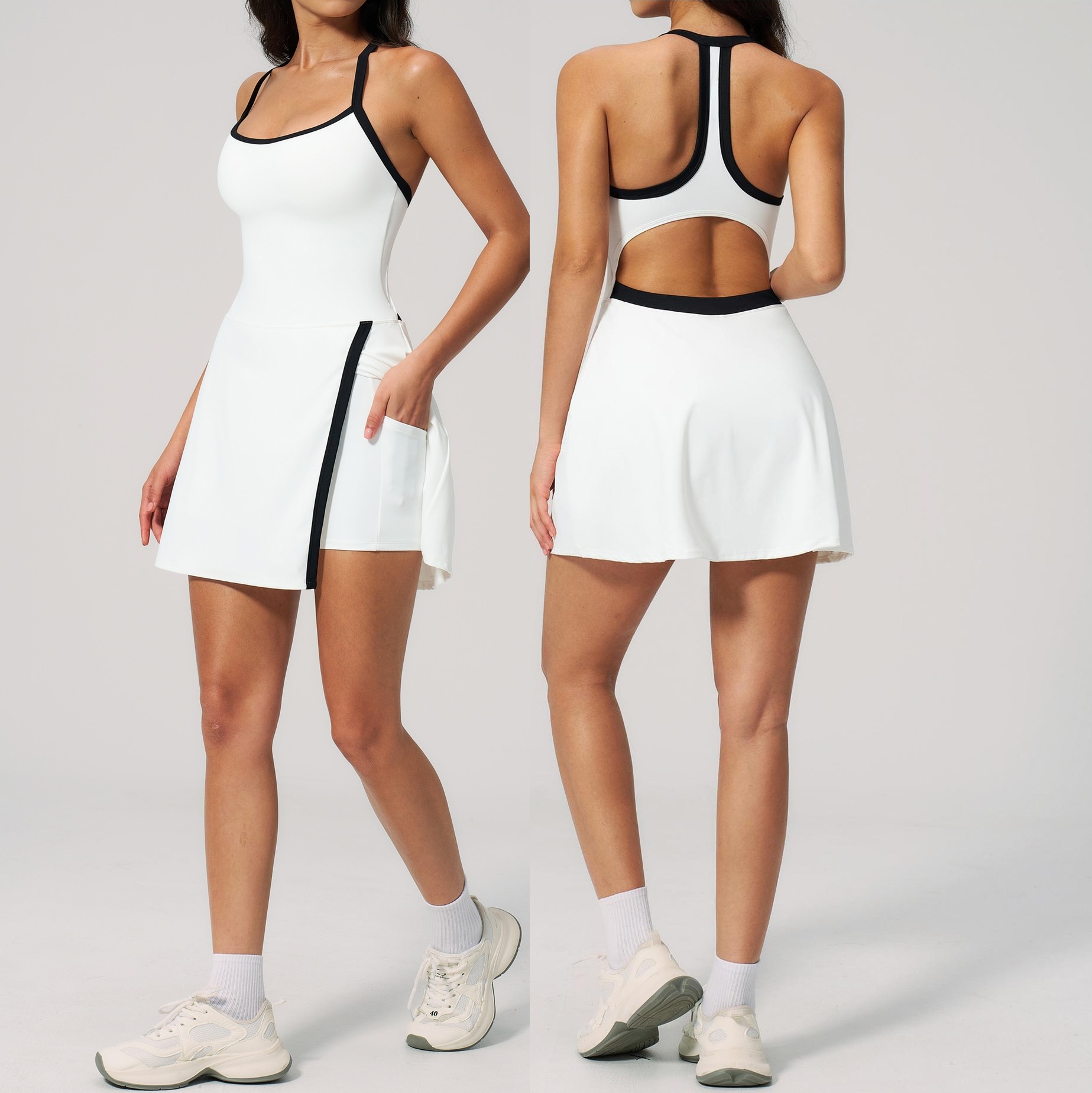 Women Golf Tennis Sport Skirts - Yoga Fitness Dress のレビューと価格