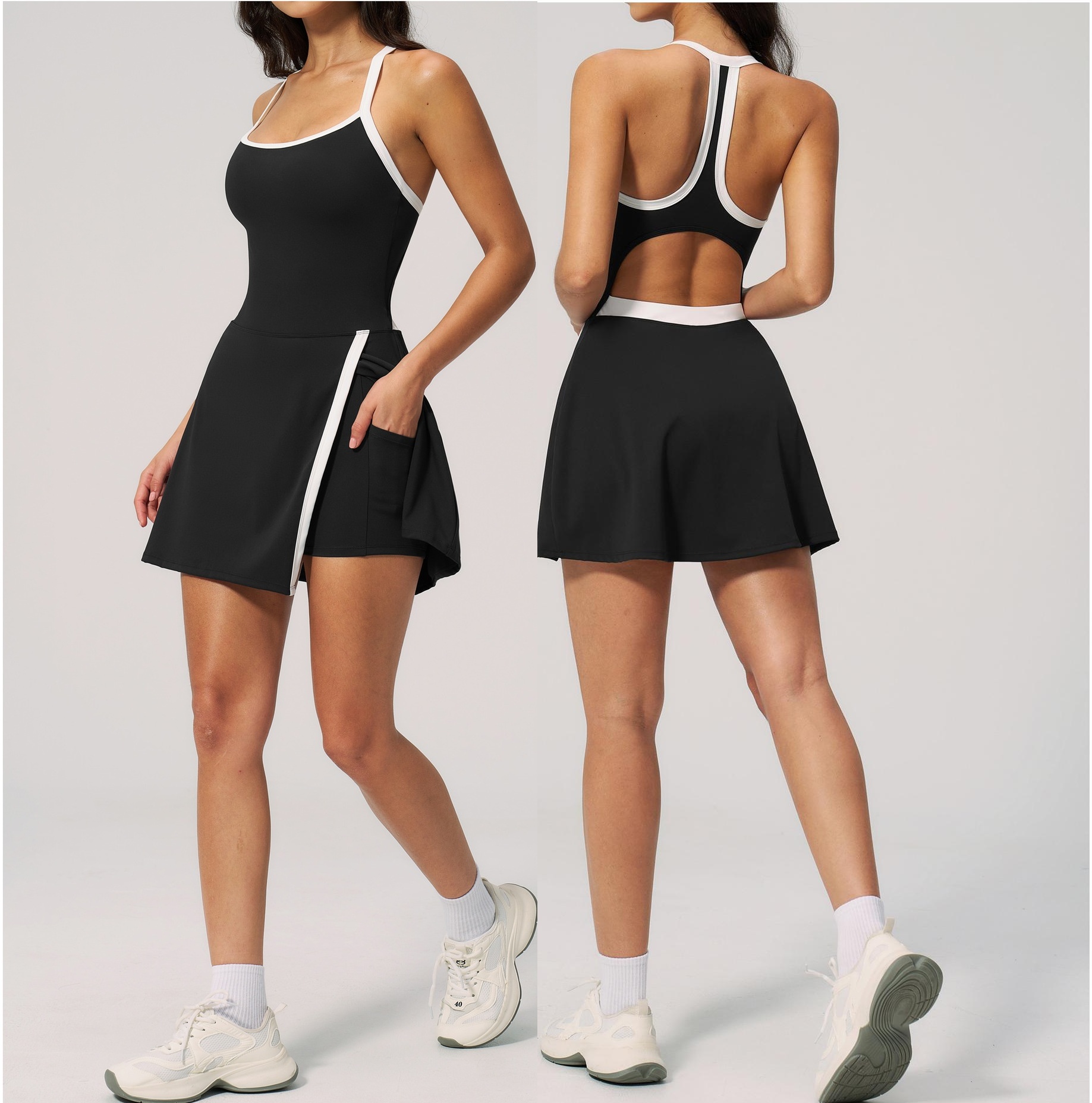 Women Golf Tennis Sport Skirts - Yoga Fitness Dress のレビューと価格