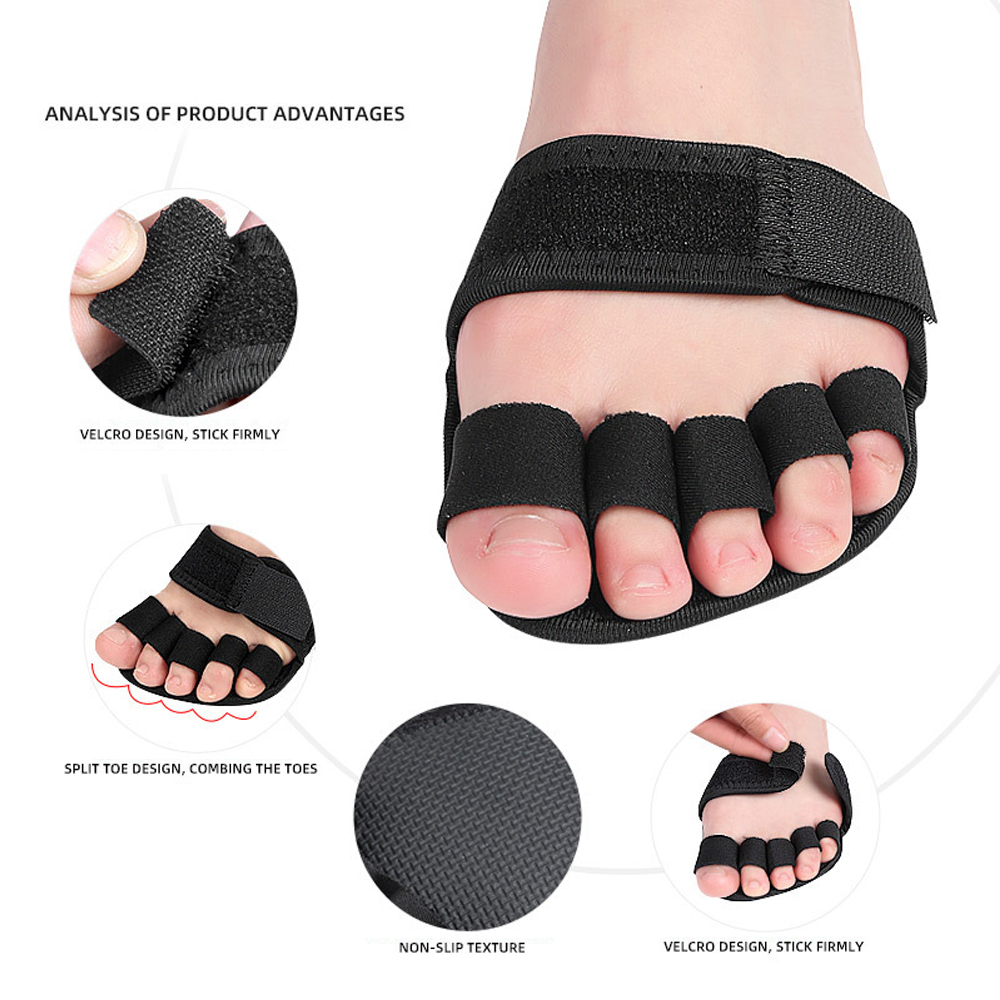 1 Pair Five-Finger Half-Palm Y - Yoga Toe Separator のレビューと価格