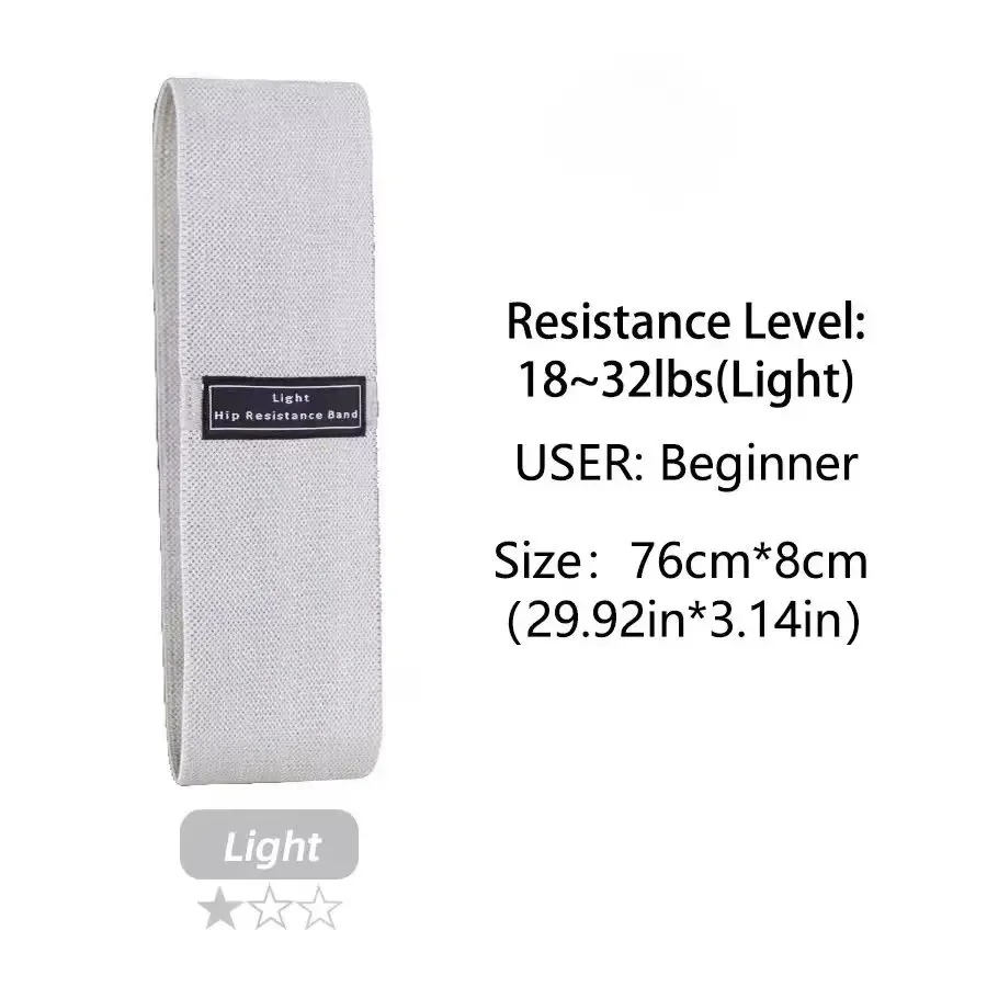 Fabric Resistance Hip Booty Ba - Yoga Fitness Resistance Band のレビューと価格