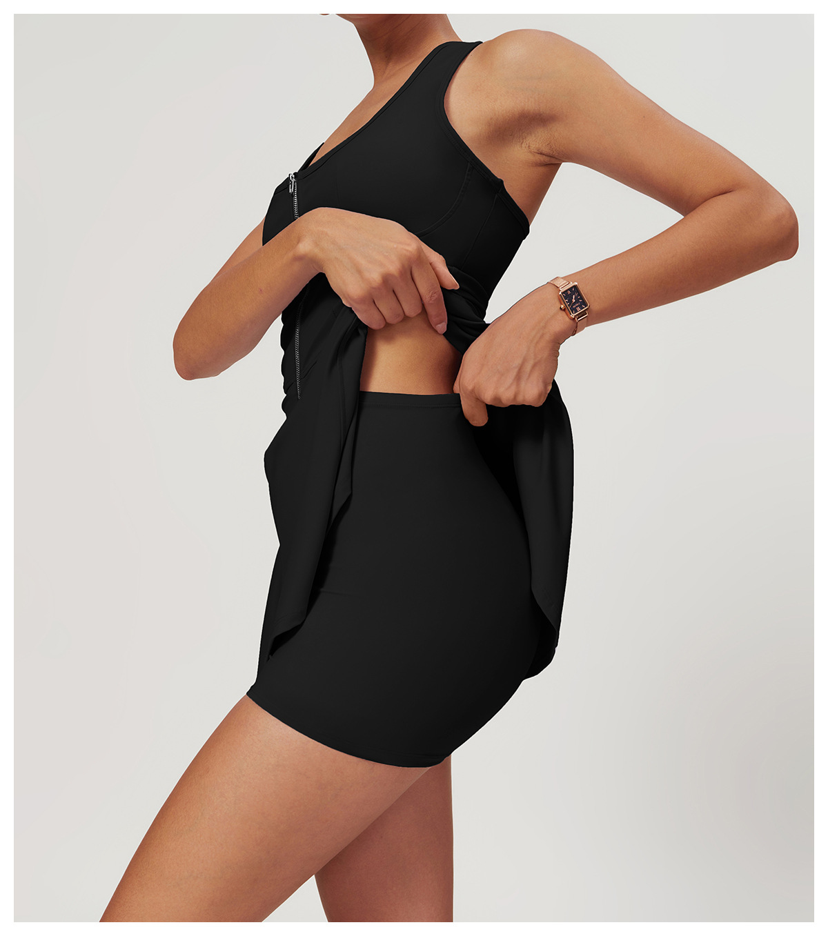 Naked Feeling Walk-proof Tenni - Yoga Fitness Dress のレビューと価格