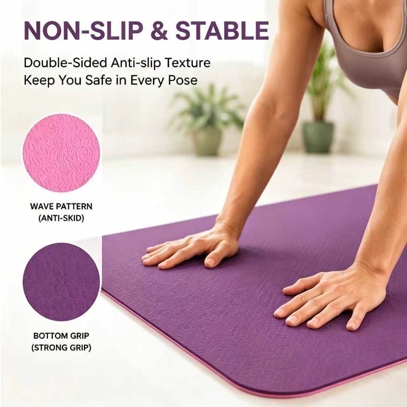 Yoga Mats Anti-slip Sport Fitn - Fitness Yoga Pilates のレビューと価格
