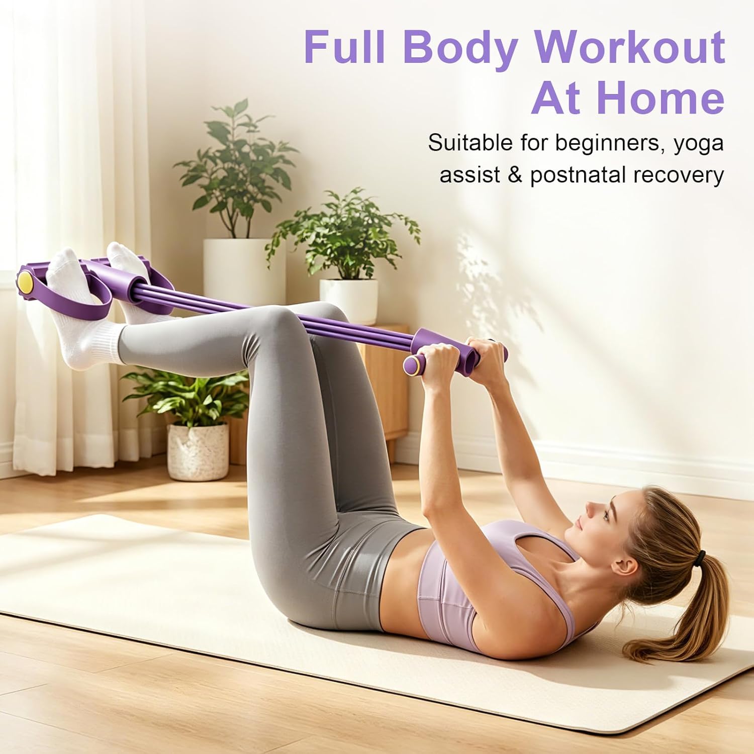 4-Tube Resistance Band Multi F - Yoga Fitness Resistance Band のレビューと価格
