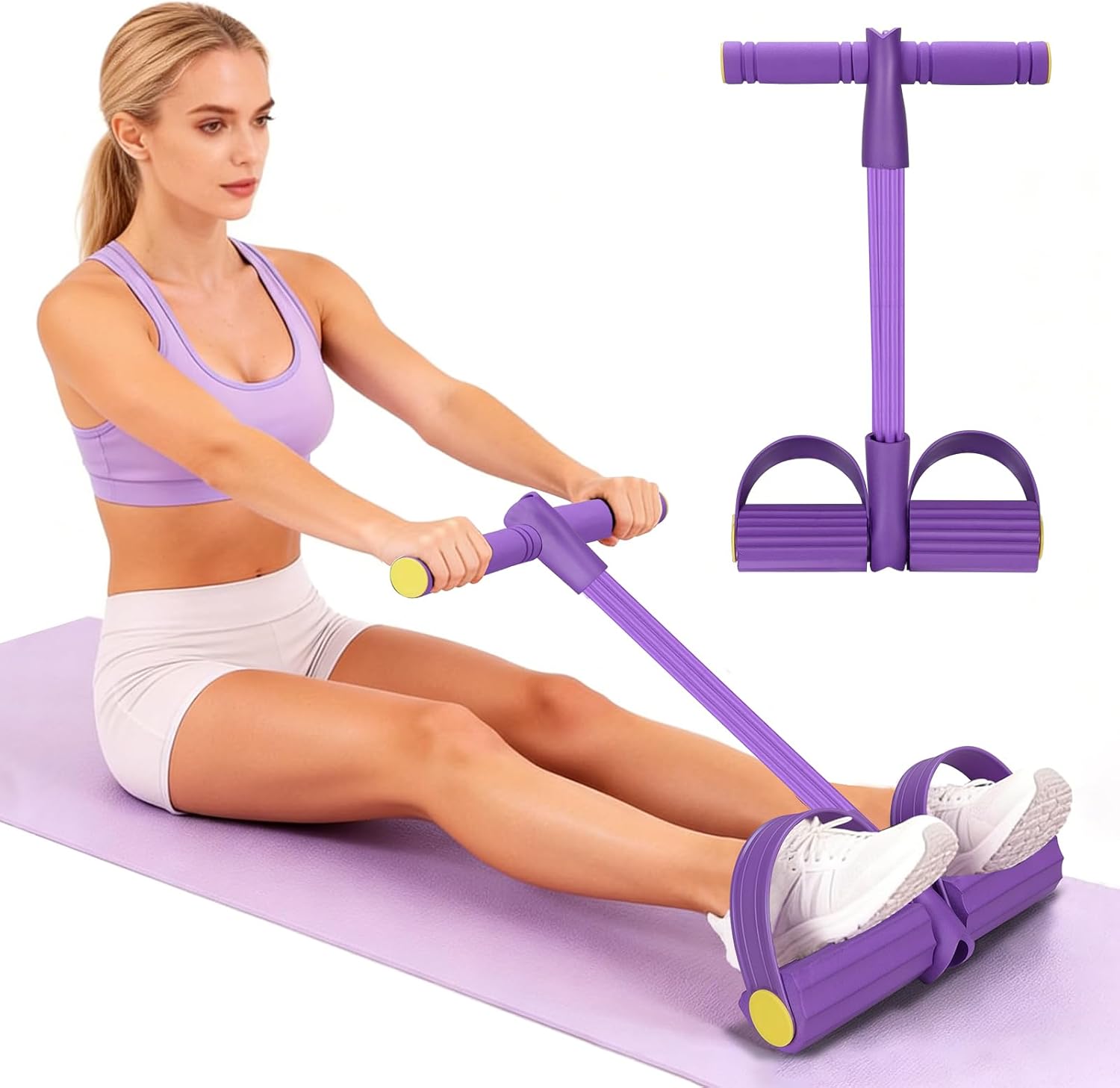 4-Tube Resistance Band Multi F - Yoga Fitness Resistance Band のレビューと価格