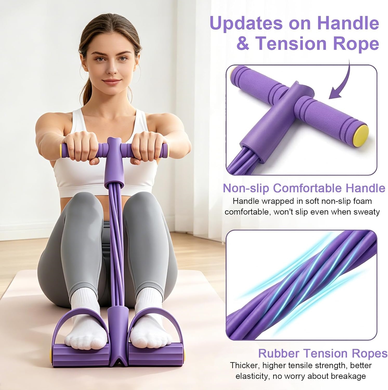 4-Tube Resistance Band Multi F - Yoga Fitness Resistance Band のレビューと価格