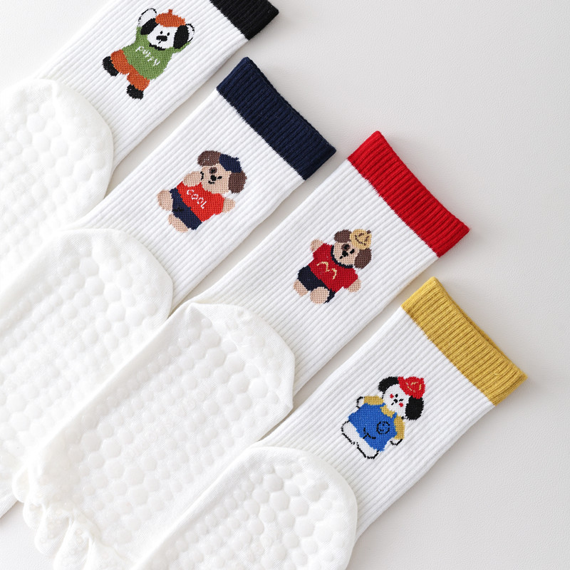 Cartoon 5-Toe Yoga Socks Non-S - Yoga Toe Separator のレビューと価格